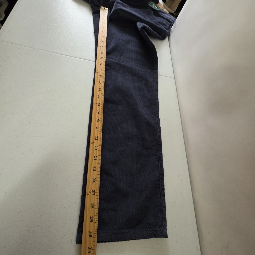 L.L. Bean Women's Casco Corduroy Pants‎ Size 14 Straight Leg Favorite Fit NEW - Picture 8 of 14